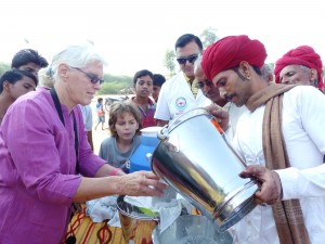 Bhanwarlal Raika, winner of the Camel Milk Competition